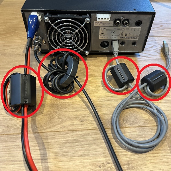 RFI Ferrite Kit rear